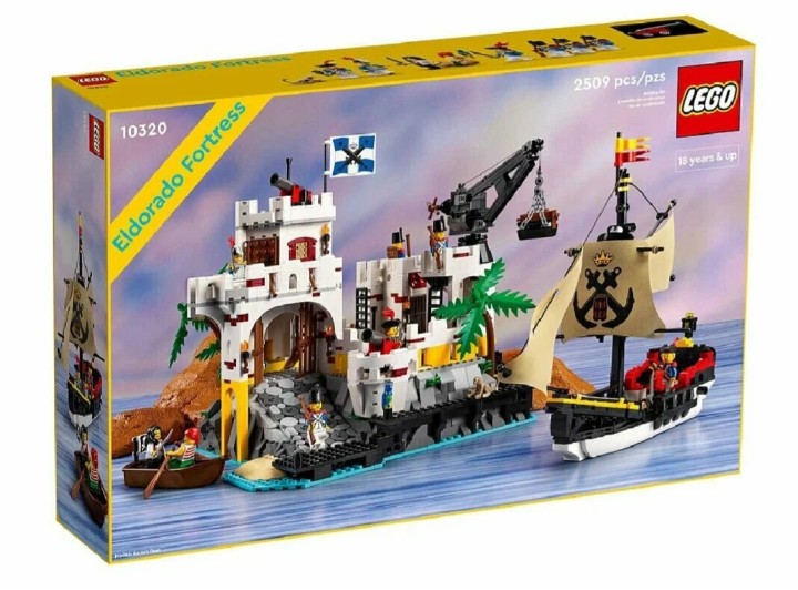 Конструктор LEGO Коллекционные наборы 10320 Конструктор Крепость Эльдорадо