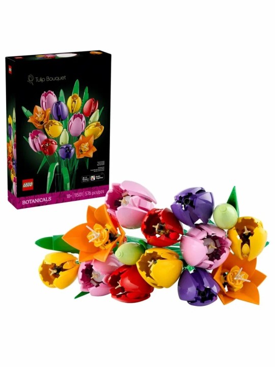 Конструктор LEGO Botanicals "Букет тюльпанов" 11501, 576 элементов