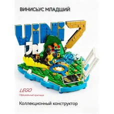Коллекционный конструктор LEGO Icons 43027 Винисиус Жуниор №7: Футбольные моменты, 510 деталей, подарок фанату футбола
