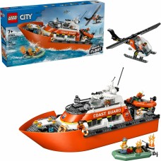 Конструктор LEGO City 60504 Спасательный катер береговой охраны