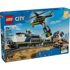 Конструктор LEGO City 60508 Ограбление полицейского поезда, 1313 деталей, от 7 лет