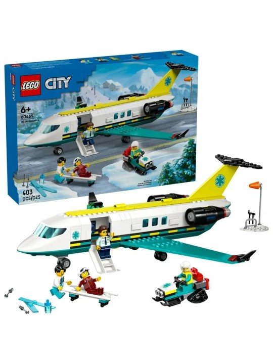 Конструктор LEGO City 60465 "Самолет скорой помощи", для детей от 6 лет