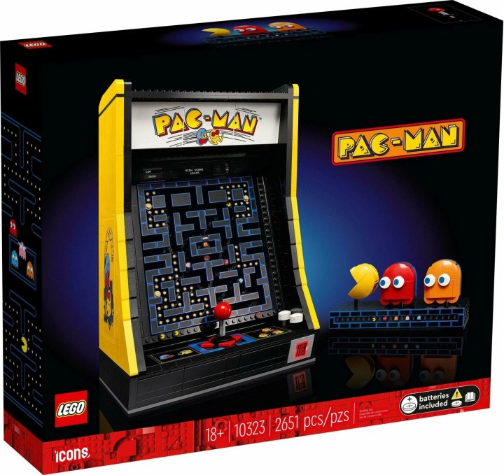 Конструктор LEGO Icons 10323 Классическая аркадная игра Pac-Man, 2651 дет