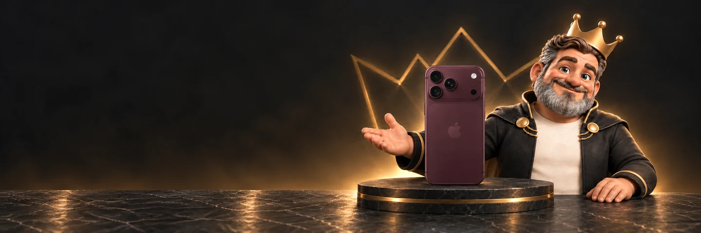 Король Техно Кинг представляет Смартфон Apple iPhone 18 Pro 512 ГБ, Burgundy, nano SIM + eSIM, (без RuStore)